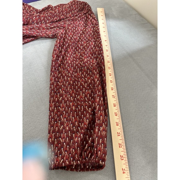 Vintage Top Act Y2K Boho Midi Dress Made USA Border Print Peasant Flower Child - Picture 16 of 16